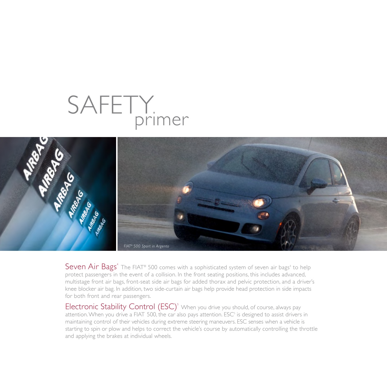 2015 Fiat 500 Brochure Page 21